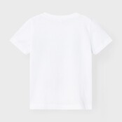 Name It mini jongens T-shirt VOTO Bright White Beach Dog Regular Fit