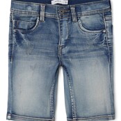 Name It kids jongens korte broek THEO Medium Blue Denim Xslim Fit