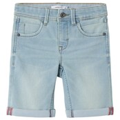 Name It kids jongens korte broek SILAS Light Blue Denim Slim Fit