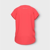 Name It kids meisjes T-shirt FAMMA Fiery Coral Regular Fit