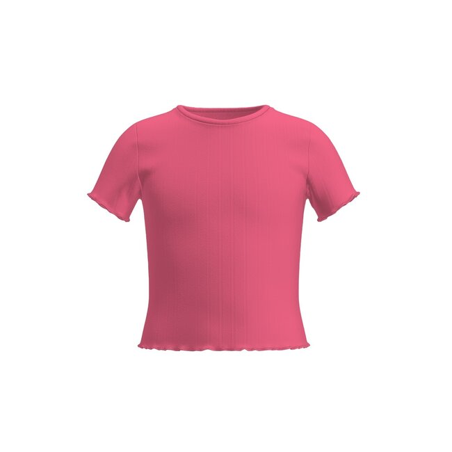 Name It kids meisjes T-shirt NORALINA Camellia Rose Cropped Fit