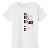 Name It kids jongens T-shirt VUX Bright White 1987 Regular Fit