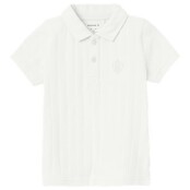 Name It mini jongens polo FEN Bright White Regular Fit