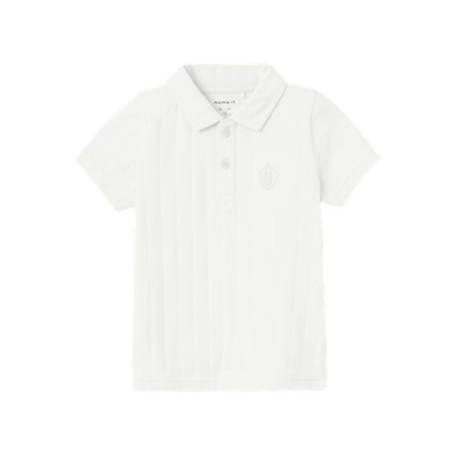 Name It mini jongens polo FEN Bright White Regular Fit