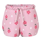 Name It mini meisjes korte broek VIGGA Parfait Pink Flower Regular Fit