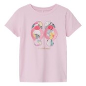 Name It mini meisjes T-shirt FRANSISCA Parfait Pink Regular Fit