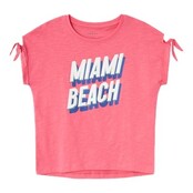 Name It kids meisjes T-shirt VEET Camellia Rose Miami Beach Regular Fit