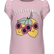 Name It mini meisjes T-shirt VIBEKE Parfait Pink Lovely And Fresh Regular Fit