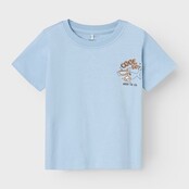 Name It mini jongens T-shirt VELIX Chambray Blue Shark Regular Fit