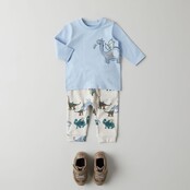 Name It baby jongens longsleeve DRUM Chambray Blue