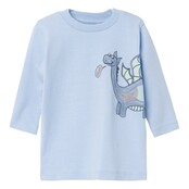 Name It baby jongens longsleeve DRUM Chambray Blue