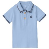 Name It baby jongens polo FRIMAN Chambray Blue