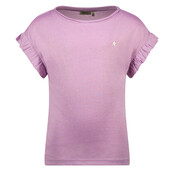 Like Flo meisjes metallic T-shirt Lilac