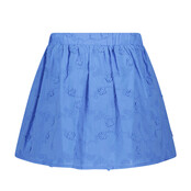 Like Flo meisjes broidery anglais flower rok Blue