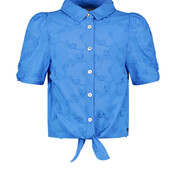 Like Flo meisjes 3D flower knot blouse Blue