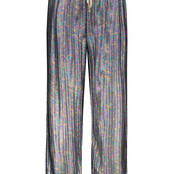 Like Flo meisjes metallic plisse broek Oil