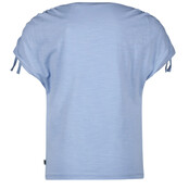 Like Flo meisjes T-shirt pulled sleeve Ice blue