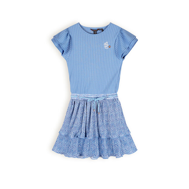 NoNo Morly Combi Dress Plissee rok Parisian Blue