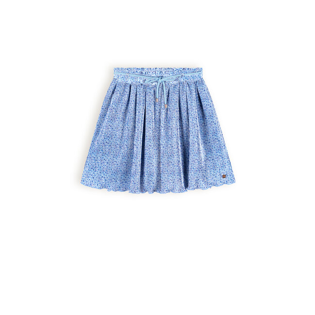 NoNo Norah AOP Plissee Jersey rok Parisian Blue