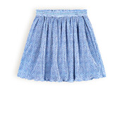 NoNo Norah AOP Plissee Jersey rok Parisian Blue