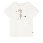 Le Chic NORLY flowers & bees T-shirt Off White