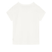 Le Chic NAYMIE frilly neck T-shirt Off White