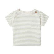 Noppies jongens T-shirt Bristol stripe Desert Sage