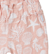 Noppies meisjes broek Claremore allover print Peach Beige