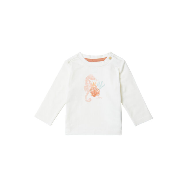 Noppies meisjes longsleeve Caroline Whisper White