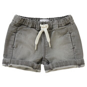 Noppies jongens korte broek Burke denim Light Grey Denim