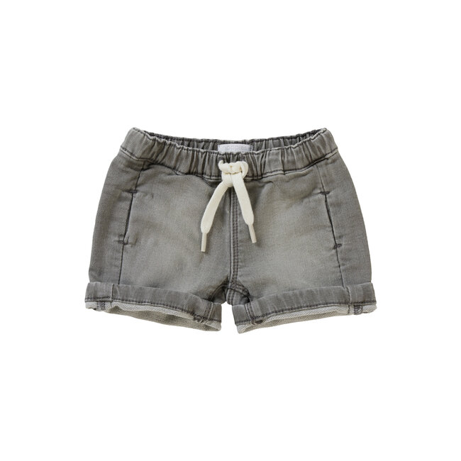 Noppies jongens korte broek Burke denim Light Grey Denim