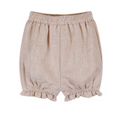 Le Chic DANSIE summer tweed korte broek Light Cappuccino