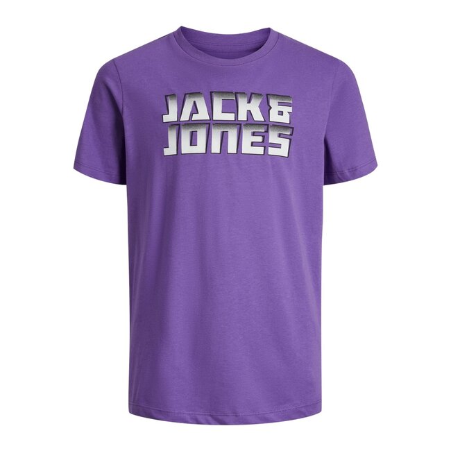 Jack&Jones jongens T-Shirt KAPPER Deep Lavender Standard Fit