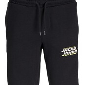 Jack&Jones jongens korte broek KAPPER Black Regular Fit