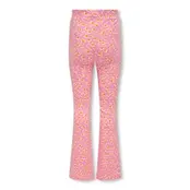 ONLY kids meisjes broek PAIGE Begonia Pink Heart Flared Fit