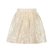 Le Chic meisjes rok TRUTHY lace & pearls Oatmeal Elite