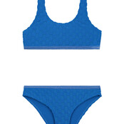 Shiwi meisjes RUBY bikini check structure electric blue check