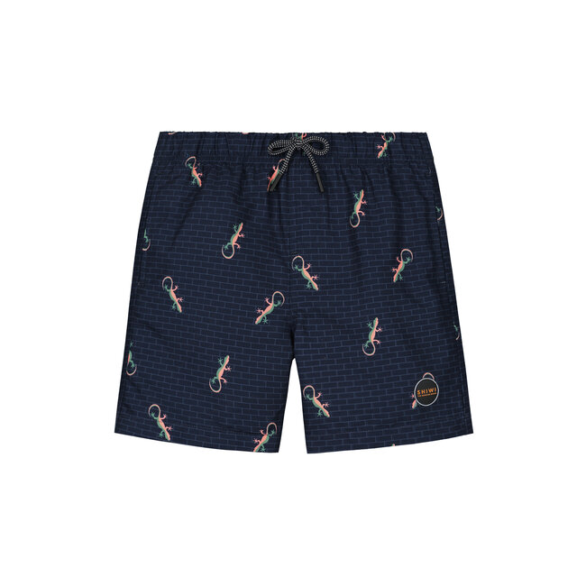 Shiwi jongens zwemshort lizard dark navy