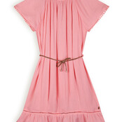 NoNo Mill A-line Crincled summer dress Strawberry Pink