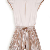 NoNo Sylja Mixed Jumpsuit with Plissee Short Desert Sand