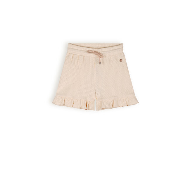 NoNo Sara Short Fancy Jersey Knit Pearled Ivory