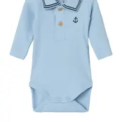 Name It baby jongens romper FRIMAN Chambray Blue