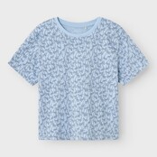 Name It kids jongens T-shirt VALTHER Chambray Blue Small Pamls Loose Fit
