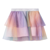 Name It mini meisjes rok HILLO Parfait Pink 2 Layers