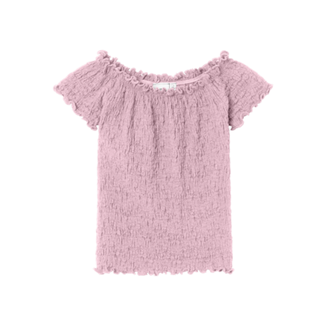 Name It kids meisjes T-shirt HALISSE Parfait Pink Regular Fit