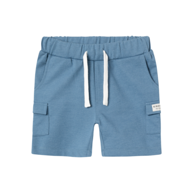 Name It mini jongens cargo short HAJDAR Provincial Blue Regular Fit