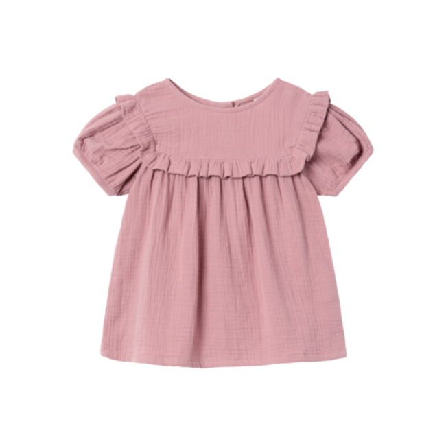 Name It mini meisjes top HUSSI Nostalgia Rose Regular Fit