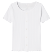 Name It kids meisjes T-shirt HADY Bright White Super Slim Fit