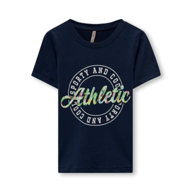 ONLY mini meisjes T-shirt SILLE Naval Academy Athletic Regular Fit