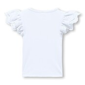 ONLY mini meisjes T-shirt ZENIA Bright White Regular Fit